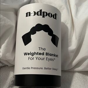 Nodpod-Black Weighted Eye Blanket - Gentle Pressure for Better Sleep